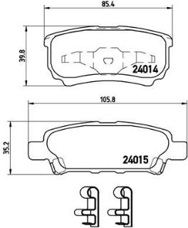 FREN BALATASIARKA LANCER 03>11 OUTLANDER 03>06 / COMPASS 06> / SEBRING 07>10 / AVENGER 07 GDB3341 resmi