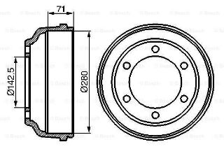 FREN KAMPANASI 280.2 / 132.6 MM resmi