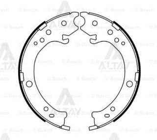 PABUÇLU FREN BALATASI 198 35 MM resmi