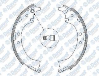 PABUCLU BALATA (228x42mm) RAV 4  97-00 resmi