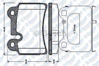 FREN BALATASI ARKA (86MM) TOUAREG  02-10 resmi