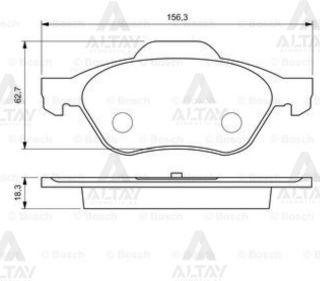 ÖN  FREN BALATASI LAGUNA II III 01> MEGANE II 05.05> (GDB1540)0986TB2434) FDB1440) DFB3580) 30 resmi