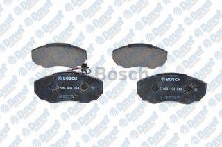 ÖN BALATA FİŞLİ DUCATO 02-06 BOXER 02-06 JUMPER 02-06 K.Ç TİP 1400 KG 0986TB2432 resmi