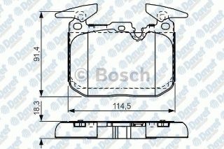 ÖN BALATA BMW 1 SERİ F20-F21 114-116-118-120-125 10 F22 F23 F30-F31-F34 F33 F82 GDB1943 resmi