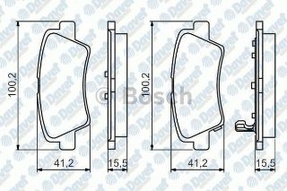 FREN BALATASI ARKA İ30 12> / CEED 12> / AURIS 12> resmi