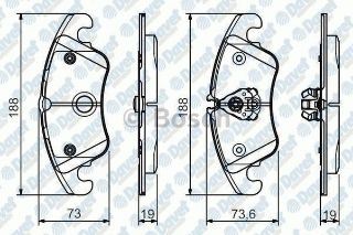 ÖN BALATA AUDI A4-A5-A6-A7-Q5 2008 0986TB3032 resmi