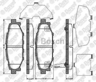 FREN BALATASI ARKA FORESTER 08>12 IMPREZA 08>12 LEGACY 03>11 OUTBACK 03> XV 12> resmi