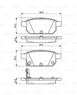 FREN BALATASI ARKA (SUZUKİ: SWİFT IV 10-) resmi