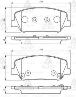 ÖN FREN BALATASI HYUNDAİ İ30 12- ACCENT BLUE 10- ELENTRA 11- KİA CEED RİO 12- resmi