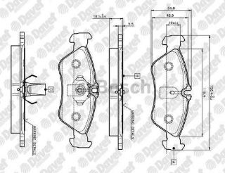 FREN BALATASI ARKA LT28-35 96>06 LT28-46 96>06 / GW-CLASS W463 89> SPRINTER 95>06 resmi