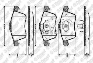 ON FREN BALATASI-  (VW TRANSPORTER 96-04) resmi