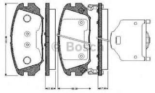 FREN BALATASI ÖN SONATA 05> TUCSON 04> GRANDEUR 06>11 / MAGENTIS OPIRUS 03> SPORTAGE 04> resmi