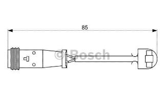 FREN İKAZ KABLOSU (110MM) SPRINTER 906 İM 09 11- CKTB, CSLA resmi