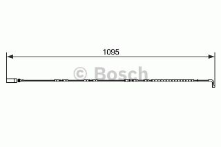 FREN İKAZ KABLOSU ARKA (1090MM) E81 E87 01 07- N45 B16 A resmi