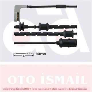 ÖN BALATA FİŞİ İKAZ KABLOSU VECTRA B 1.6-1.8-2.0-2.2 2.5 95-03 GIC161 655MM resmi