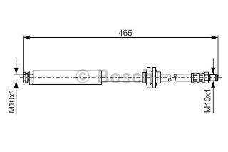 FREN HORTUMU; ÖN. 465.00 MM resmi