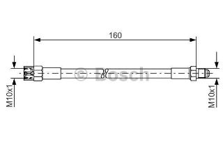 FREN HORTUMU, 160,00 MM resmi