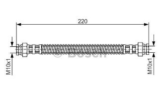 FREN HORTUMU; ARKA. 220.00 MM resmi