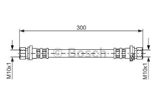 FREN HORTUMU; ARKA. 540.00 MM resmi