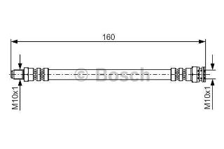 FREN HORTUMU, 160,00 MM resmi