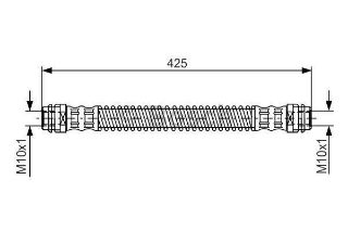 FREN HORTUMU; ARKA. 425.00 MM resmi