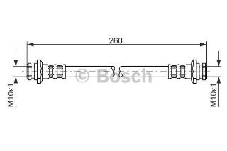 FREN HORTUMU. 260.00 MM resmi