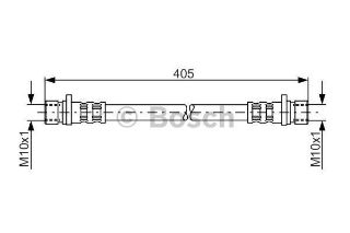 FREN HORTUMU; ARKA. 405.00 MM resmi