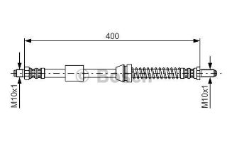 FREN HORTUMU; ÖN. 400.00 MM resmi