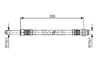xxxFREN HORTUMU 388,00 MM (MERCEDES BENZ) resmi
