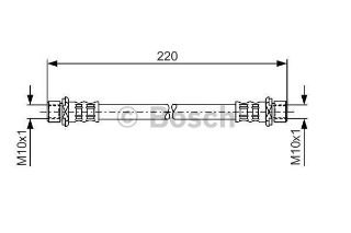 HORTUM FREN ARKA R/L-(DAIHATSU: COURE 98>04/MOVE 98>04/SIRION 98>04/YRV 01>10 ) resmi