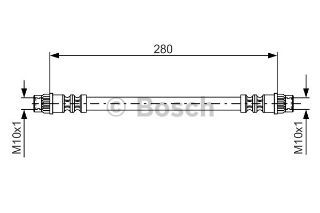 FREN HORTUMU; ARKA, 280,00 MM resmi