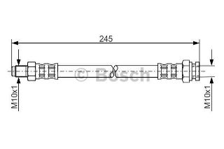 FREN HORTUMU; ARKA. 245.00 MM resmi