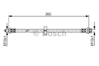 FREN HORTUMU; ARKA. 360.00 MM resmi