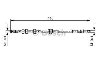 FREN HORTUMU; ARKA. 440.00 MM resmi