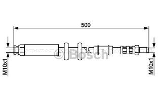 FREN HORTUMU; ÖN. 500.00 MM resmi