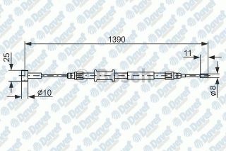 FREN TELİ, 1390  MM resmi