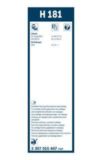 ARKA SİLECEK 180 MM resmi