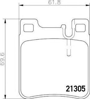 FREN BALATASI ARKA W203 01>07 C208 97>02 W124 93>95 W210 96>02 W140 93>98 resmi