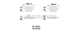 ÖN  FREN BALATASI S-MAX 09> 06> GALAXY 06> / XF 08> XJ 09> XK 06> / S60 10> S80 06> V70 06> XC70 06> XC90 resmi