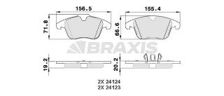 ÖN  FREN BALATASI LAND ROVER FREELANDER II RANGE EVOQUE MONDEO IV 1.6TI / 2.0TDCI / 1.8TDCI / 2.5 07 /> S MAX GALAXY 1.6TDCI / 1.6 TI / 2.2TDCI resmi