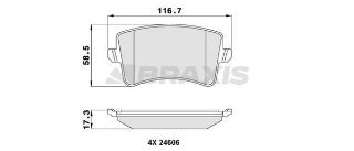 FREN BALATASI ARKA A4 08>15 A5 07> Q5 10>17 Q5 09>12 resmi