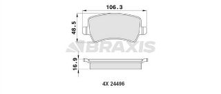 ARKA FREN BALATASI S MAX GALAXY 1,8TDCI / 2,0TDCI / 2,0 ECO 06 /> VOLVO S80 V70 III S80 XC60 XC70 resmi