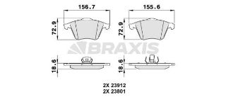 ÖN  FREN BALATASI  VECTRA C 02>08 02> 2.8 V6 / A4 04>08 A6 04> A8 03> / EXEO 09> / FOCUS II 05>11 ST  / MAZDA 3 03> / 9-3 / S40 II 04> V40 12> V50 04> C30 06>12 C70 II 06> resmi