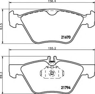 FREN BALATASI ÖN C208 97>02 A208 98>02 W210 97>02 W211 03>08 S211 03>09 resmi