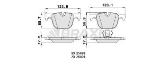 FREN BALATASI ARKA BMW F30 F80 F31 F34 F32 F82 F36 resmi