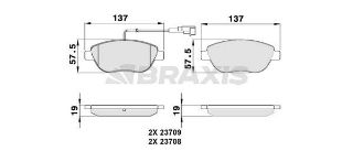 ÖN  FREN BALATASI PUNTO EVO 1.3 MULTIJET 16V 1.4 16V FIAT 500 1.3D MULTIJET GRANDE PUNTO 16D 08> resmi