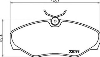 ARKA FREN BALATASI FREEMONT JC 2.0 JTD / 3.6 V6 08 / 11 resmi