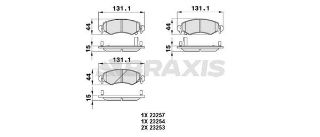 ÖN  FREN BALATASI AGILA 1.0 1.2 1.3 CDTI 00> SUZUKİ WAGON R+1.3 4WD 00> resmi