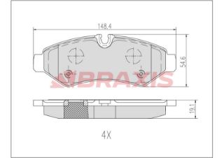 FREN BALATASI ARKA SPRINTER 907 910 211 214 311 314 316 319 414 416 419CDI 18> resmi