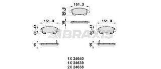 ÖN  FREN BALATASI CRV 07>12 resmi